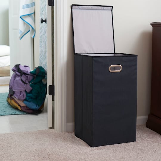 Household Essentials 26" Laundry Hamper with Lid